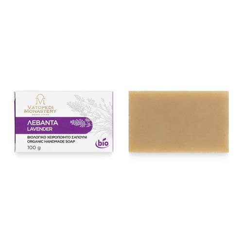 Organic Handmade Soap with Lavender from Mount Athos - 100g