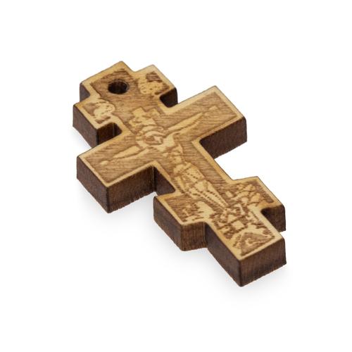 Wooden Cross Necklace Constantine the Great with Cord from Mount Athos