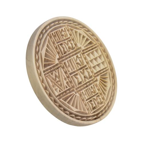 Handmade Carved Holy Bread Seal from Mount Athos - 17,5 cm