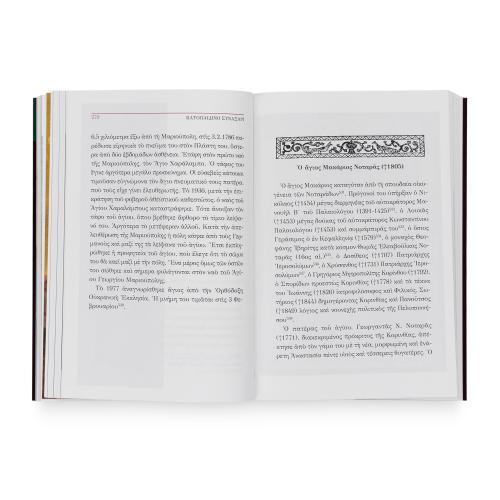 Βατοπαιδινό Συναξάρι - Χαρτόδετο