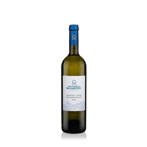 White, Dry Wine from the Vineyard of Vatopedi Organically Grown - Asyrtiko-Athiri-Sauvignon Blanc 2025 (750ml)