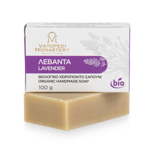 Organic Handmade Soap with Lavender from Mount Athos - 100g