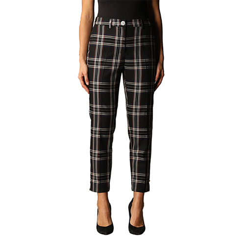 Liu Jo Women's Tartan Glam Trousers PN: ZF0050T4934 - Picture 8 of 8