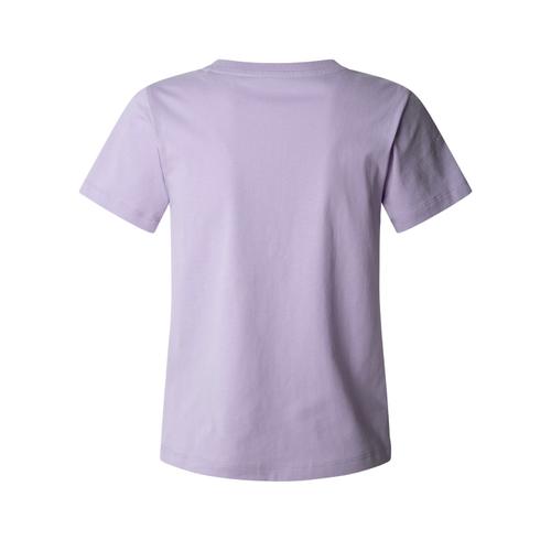 Women’s Short Sleeve Cotton T-Shirt with Ribbed Crew Neck & Logo