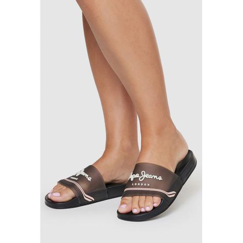 Women’s Anatomical Sliders with Transparent TPU Upper