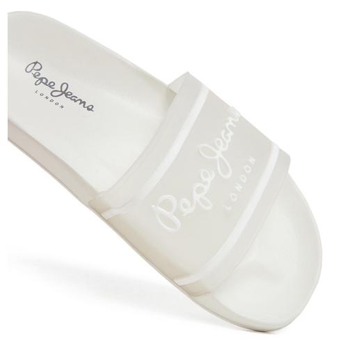 Women’s Translucent Slides with Anatomical Sole and Embossed Logo