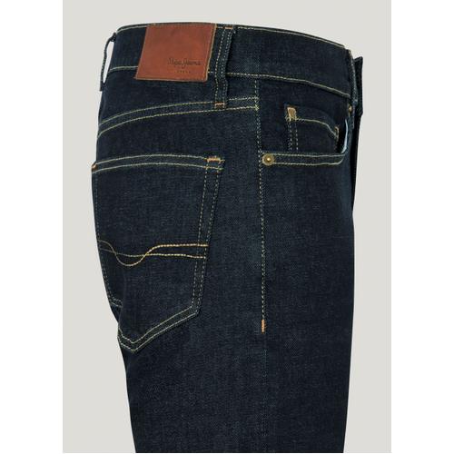Men's Hatch Slim Fit Mid-Rise Jeans with Worn Effect Details