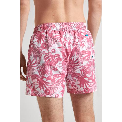 Men's Hibiskus Allover Print Swim Shorts