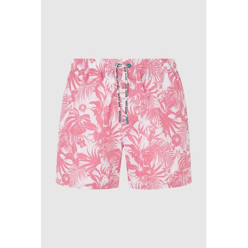 Men's Hibiskus Allover Print Swim Shorts