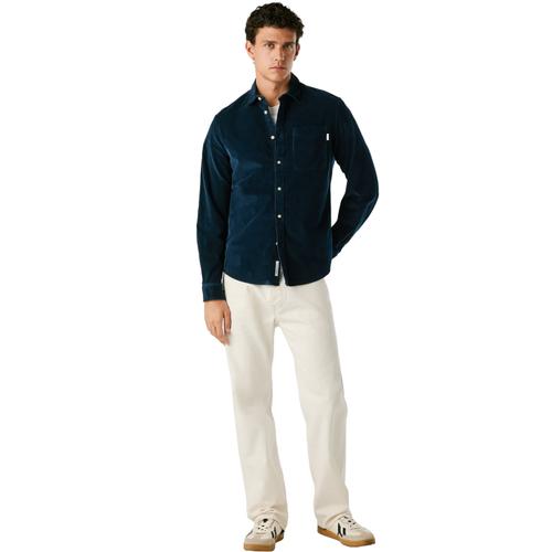 Men’s Clayton Shirt with Button Closure and Long Sleeves