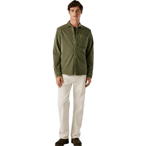 Men’s Clayton Shirt with Button Closure and Long Sleeves