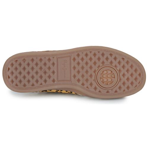 Women's Ball Top Sneakers with Animal Print Details