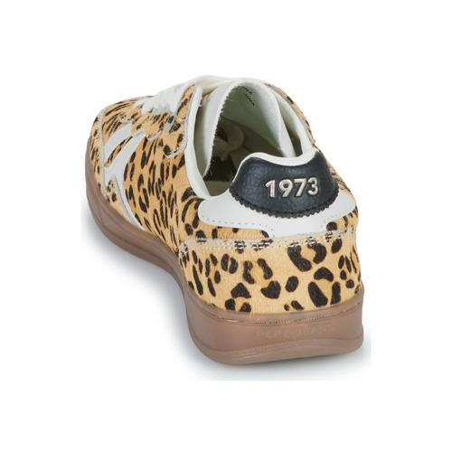 Women's Ball Top Sneakers with Animal Print Details