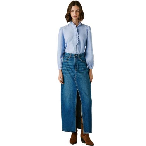 Women’s Denim Skirt with High Waist