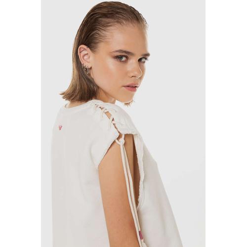 Women's Kendall Sleeveless Sweatshirt with Logo Embroidery