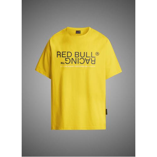 Unisex Red Bull Racing Printed T-Shirt with Crew Neck and Logo Detail