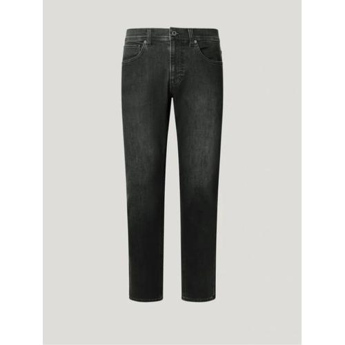 Men’s Track Jeans with Slim Fit and Zip Closure