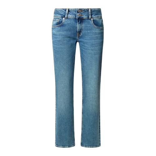 Jeans para mujer Venus de tiro bajo corte recto en denim elástico Powerflex