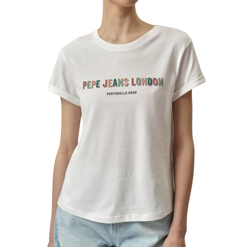 Women’s Rufina Short Sleeve T-shirt with Multicolour Logo