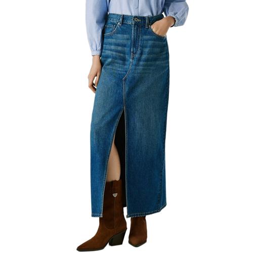 Women’s Denim Skirt with High Waist