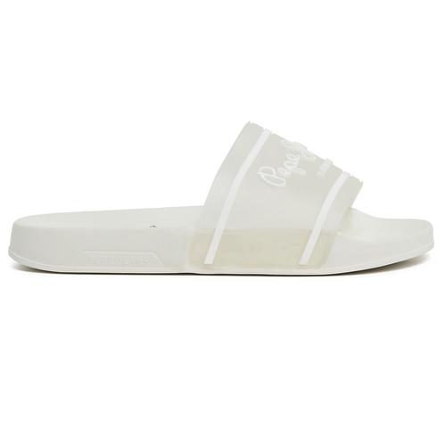 Sandalias Mujer Translucent con Suela Anatómica y Logo en Relieve