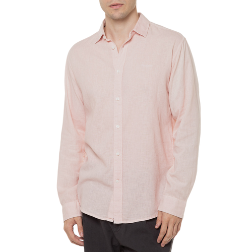 Men's Paytton Long Sleeve Regular Fit Linen Shirt