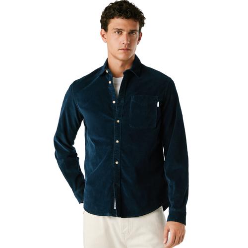 Men’s Clayton Shirt with Button Closure and Long Sleeves