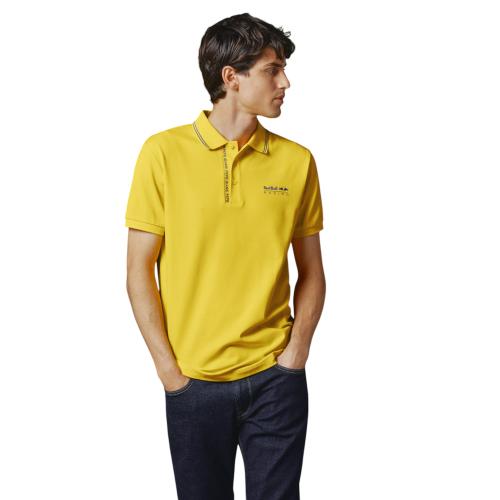 Herren Red Bull Racing Elastisches Stoff Pique Poloshirt mit Logo Details