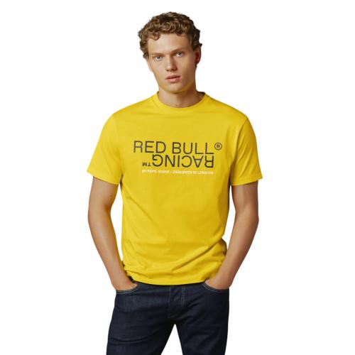 Unisex Red Bull Racing bedrucktes T-Shirt mit Rundhalsausschnitt und Logo-Detail