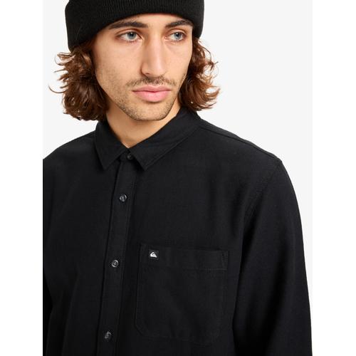 Men's Motherfly Solid Long Sleeve Shirt with Button Closure