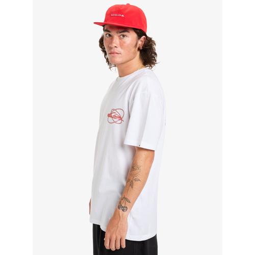 Men's Ev Waves Festival Short Sleeve T-Shirt with Screen Print on Chest