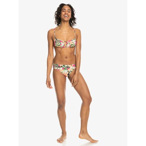 Women's Printed Beach Classics - Bralette Bikini Top with Adjustable Tie Straps and Scoop Neck