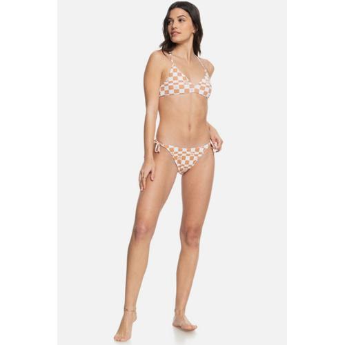 Women's Check It Triangle Bikini Top