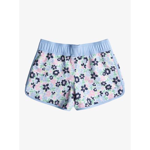 Girls' Good Waves Only 4-Way Stretch Fabric Swim Shorts