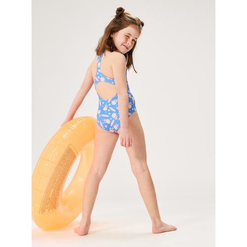 Girls' Lorem Racerback One-Piece Swimsuit