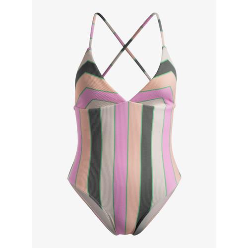 Women's Vista Stripe Cross Back One-Piece Swimsuit