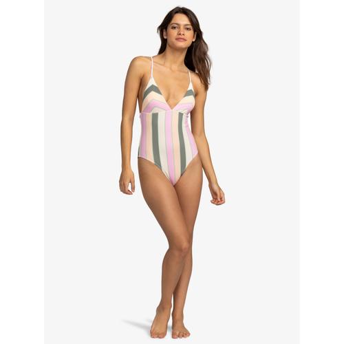 Women's Vista Stripe Cross Back One-Piece Swimsuit