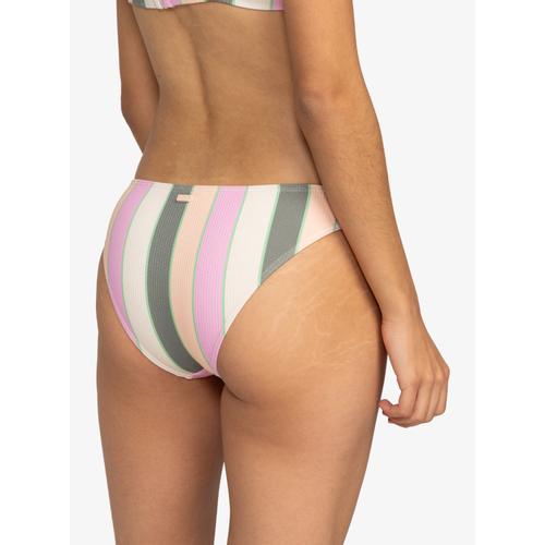Women's Vista Stripe Medium Coverage Low Waist Bikini Bottoms