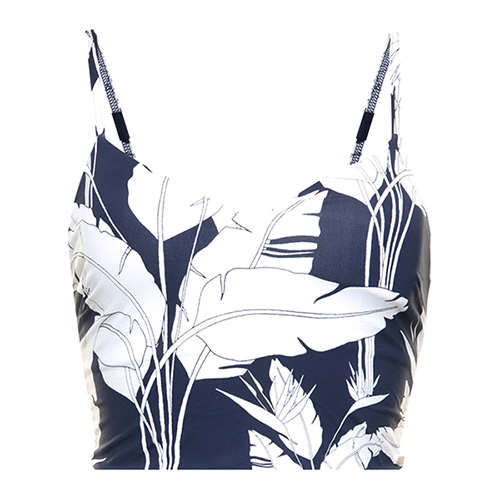 Roxy Women's Printed Beach Classics Tankini Bralette Bikini Top PN: ERJX304074