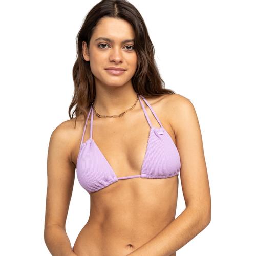 Parte Superior de Bikini Triangular Mini Aruba Tiki para Mujeres con Almohadillas Removibles