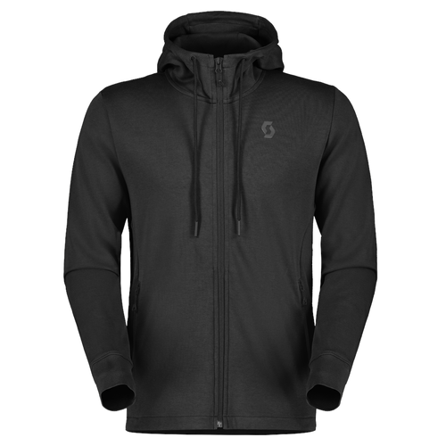 Men's Zip Hoody Tech - Black