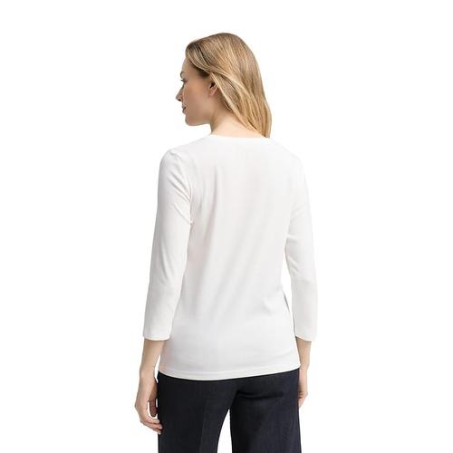 Women's Three-Quarter Sleeves Top with Crew Neck