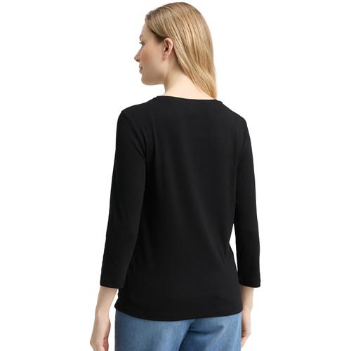Women's Three-Quarter Sleeves Top with Crew Neck
