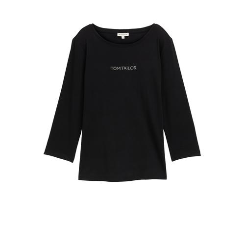 Women's Three-Quarter Sleeves Top with Crew Neck