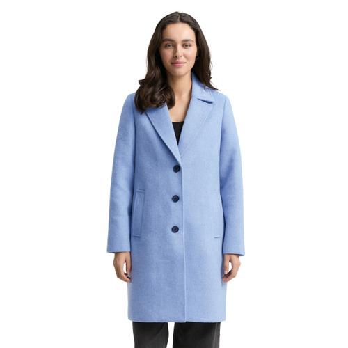 Women's Wool Coat with Slit Pockets