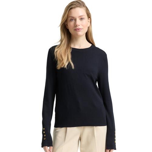 Women's Knitted Jumper with Button Details