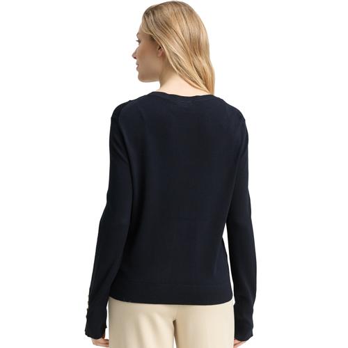 Women's Knitted Jumper with Button Details