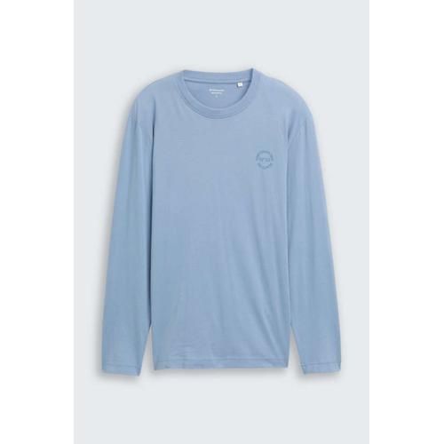 Men's Long-Sleeve Τ-Shirt with Chest Print