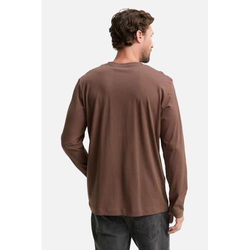 Men's Long-Sleeve Τ-Shirt with Chest Print