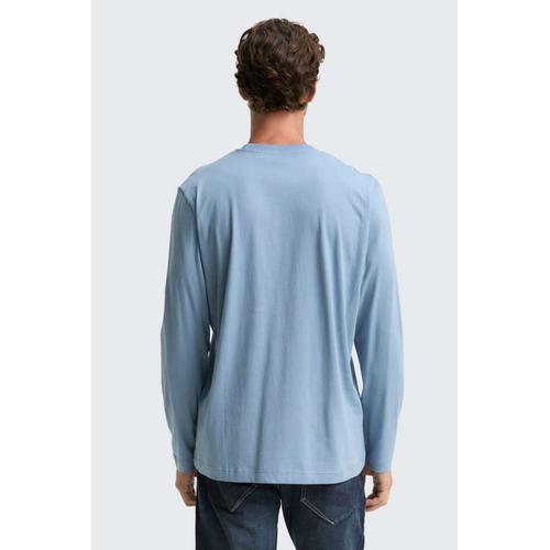 Men's Long-Sleeve Τ-Shirt with Chest Print